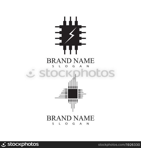 Circuit Logo Template vector illustration icon design