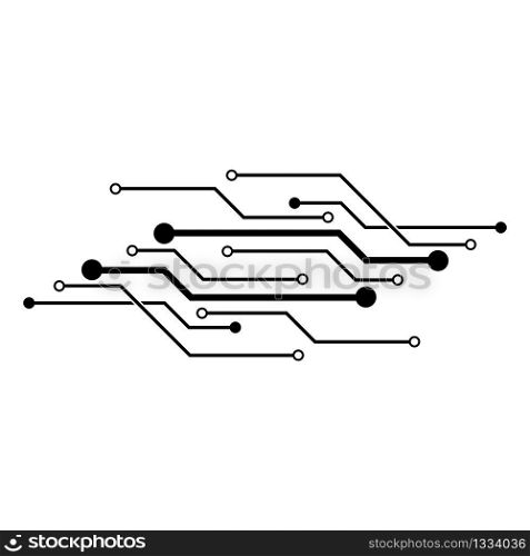 Circuit logo vector icon illustration design