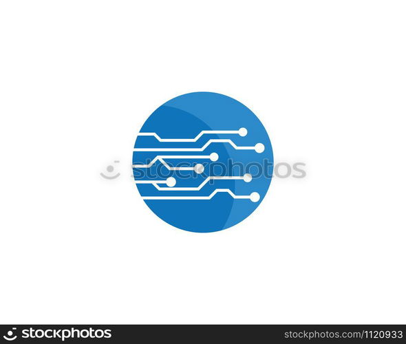 circuit technology vector template