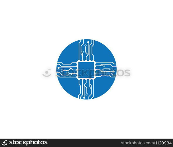 circuit technology vector template