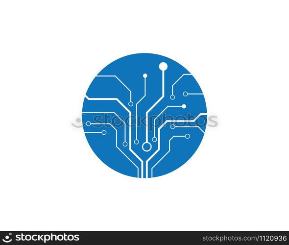 circuit technology vector template