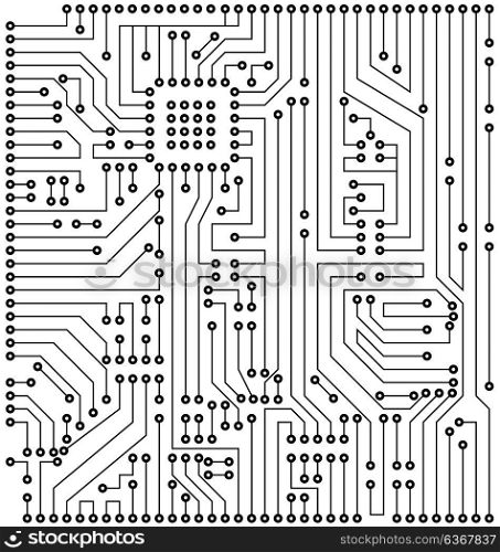Circuit Texture, Digital Background, Engineering, Processing. Circuit Texture, Digital Background, Engineering Processing - Illustration Vector