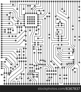 Circuit Texture, Digital Background, Engineering, Processing. Circuit Texture, Digital Background, Engineering Processing - Illustration Vector