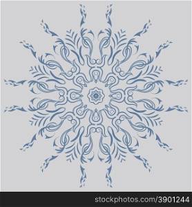 circular abstract pattern in Arabic style. Vector. circular abstract pattern in Arabic style.