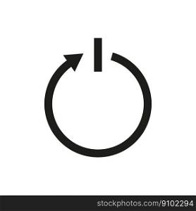 Circular arrow switch icon. Reload symbol. Vector illustration. EPS 10.. Circular arrow switch icon. Reload symbol. Vector illustration.