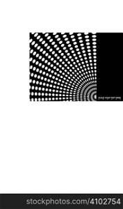 circular black and white background or desktop image