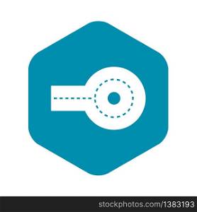 Circular impasse icon. Simple illustration of circular impasse vector icon for web. Circular impasse icon, simple style