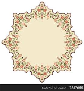 circular islamic background three