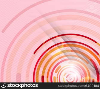 Circular lines, circles, geometric abstract background. Circular lines circles, geometric abstract background. Vector illustration