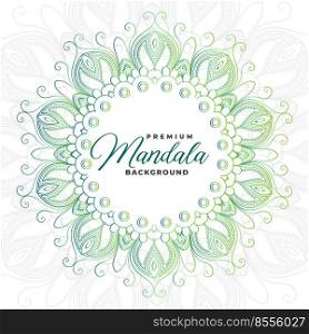 circular mandala pattern background with text space