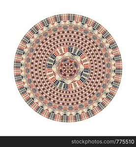 Circular pattern in traditional Palestinian style, vector design element