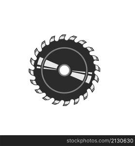 circular saw blade vector illustration design template