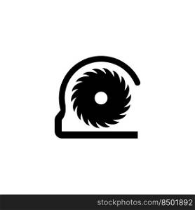 circular saw icon vector design templates white on background