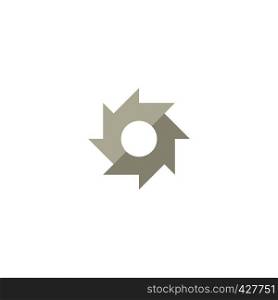 circular saw logo icon symbol design element