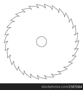 Circular saw vector icon illustration sign for web and design