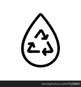 circular water in nature is an icon vector. A thin line sign. Isolated contour symbol illustration. circular water in nature is an icon vector. Isolated contour symbol illustration