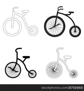 circus bike icon vector illustration symbol design