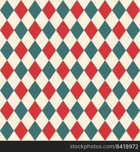 Circus carnival halloween retro vintage dominoes seamless pattern.