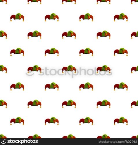 Circus jester pattern seamless vector repeat for any web design. Circus jester pattern seamless vector