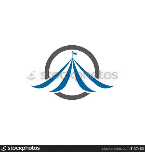Circus logo ,simple circus logo vector icon illustration template