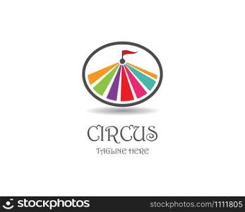 Circus logo template. Vector illustration