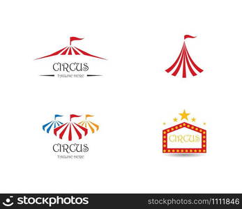 Circus logo template. Vector illustration