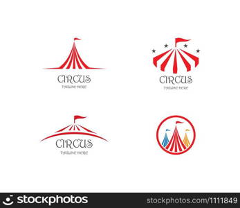 Circus logo template. Vector illustration