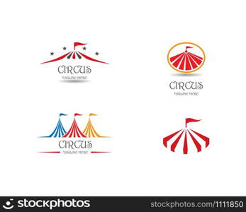 Circus logo template. Vector illustration