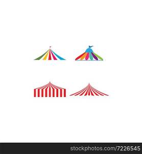 circus logo vector template design