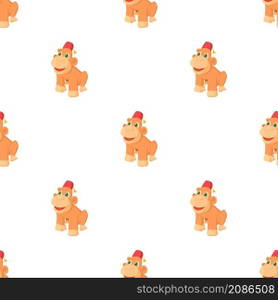 Circus monkey pattern seamless background texture repeat wallpaper geometric vector. Circus monkey pattern seamless vector