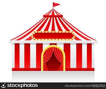 circus tent vector illustration isolated on background