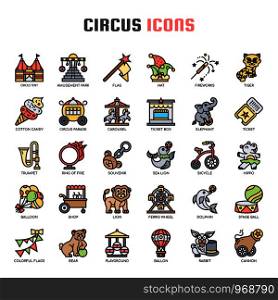 Circus , Thin Line and Pixel Perfect Icons