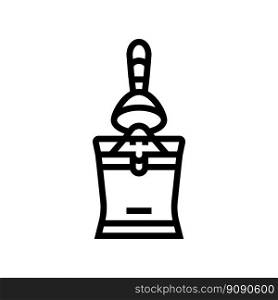 citrus juicer kitchen cookware line icon vector. citrus juicer kitchen cookware sign. isolated contour symbol black illustration. citrus juicer kitchen cookware line icon vector illustration