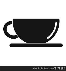 Citrus tea cup icon simple vector. Hot drink. Morning cafe. Citrus tea cup icon simple vector. Hot drink
