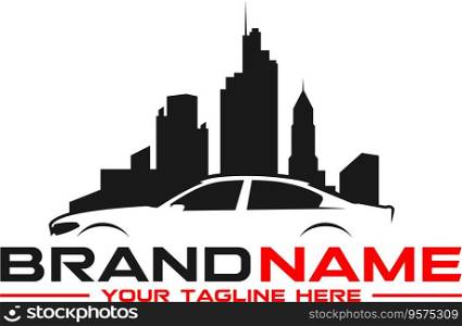 City car logo vector image