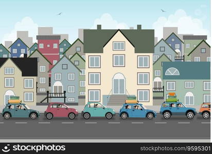 City car vector image