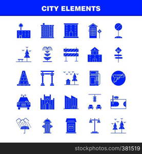 City Elements Solid Glyph Icons Set For Infographics, Mobile UX/UI Kit And Print Design. Include: Car, Vehicle, Travel, Transport, Swing, Kids, Parks, Play, Eps 10 - Vector