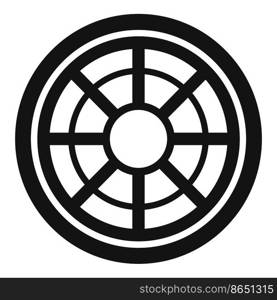 City manhole icon simple vector. Road sewer. Lid street. City manhole icon simple vector. Road sewer