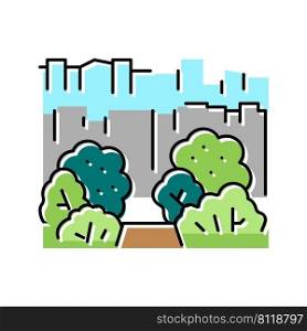city park color icon vector. city park sign. isolated symbol illustration. city park color icon vector illustration