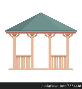 City pergola icon cartoon vector. Wedding house. Home nature. City pergola icon cartoon vector. Wedding house