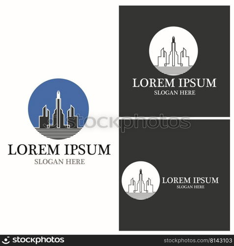 City sky line vector template