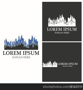 City sky line vector template