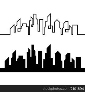 city skyline background vector illustration design