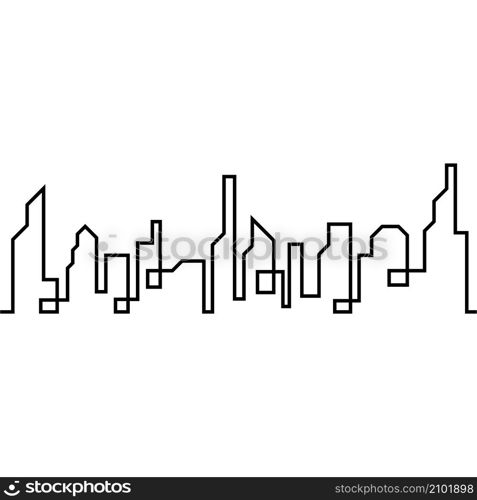 city skyline background vector illustration design