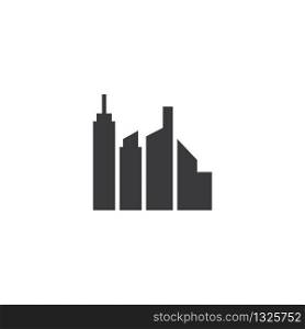 City skyline, city silhouette logo icon vector illustration