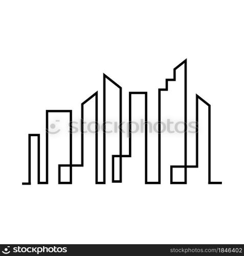 City skyline, city silhouette vector