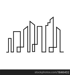 City skyline, city silhouette vector