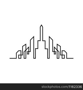 City skyline, city silhouette vector illustration