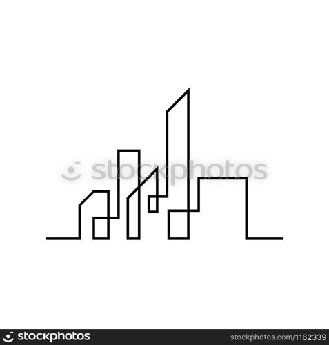 City skyline, city silhouette vector illustration