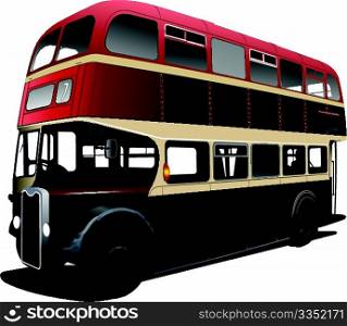City transport. Bus. Vector illustration
